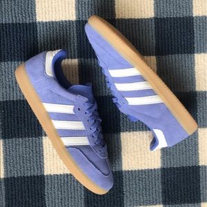 Adidas Samba OG in Lilac and White
